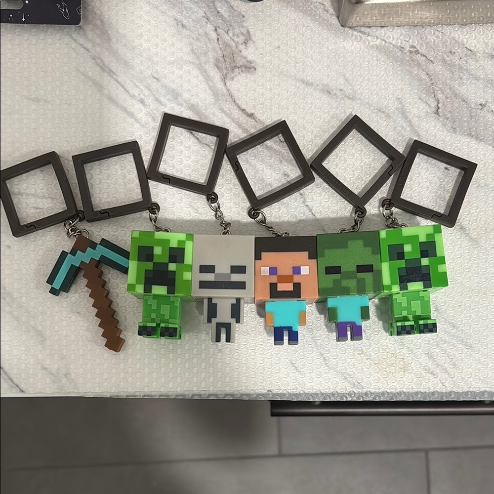 Minecraft Character Keychains